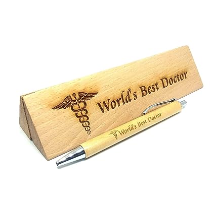 Personalized wooden Pen Box with name engraved