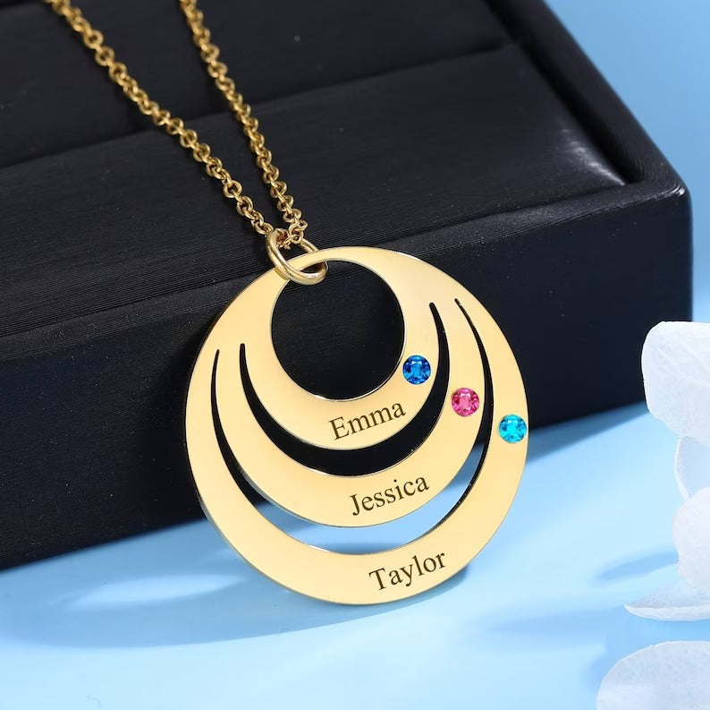 Personalized Birthstone Necklace