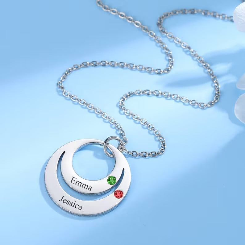 Personalized Birthstone Necklace