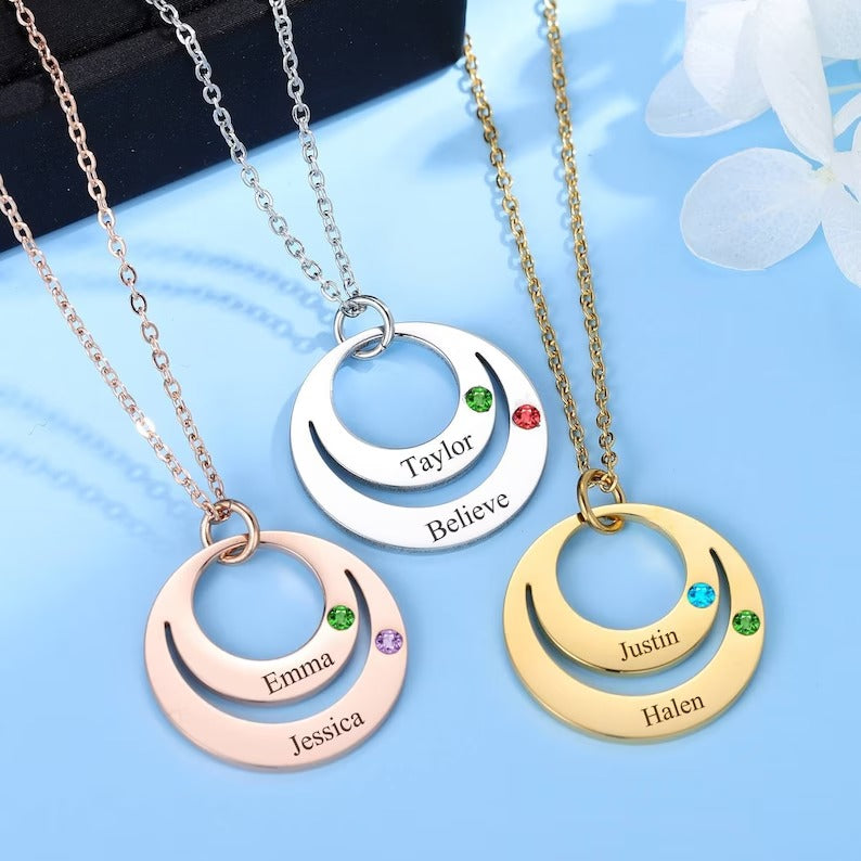 Personalized Birthstone Necklace