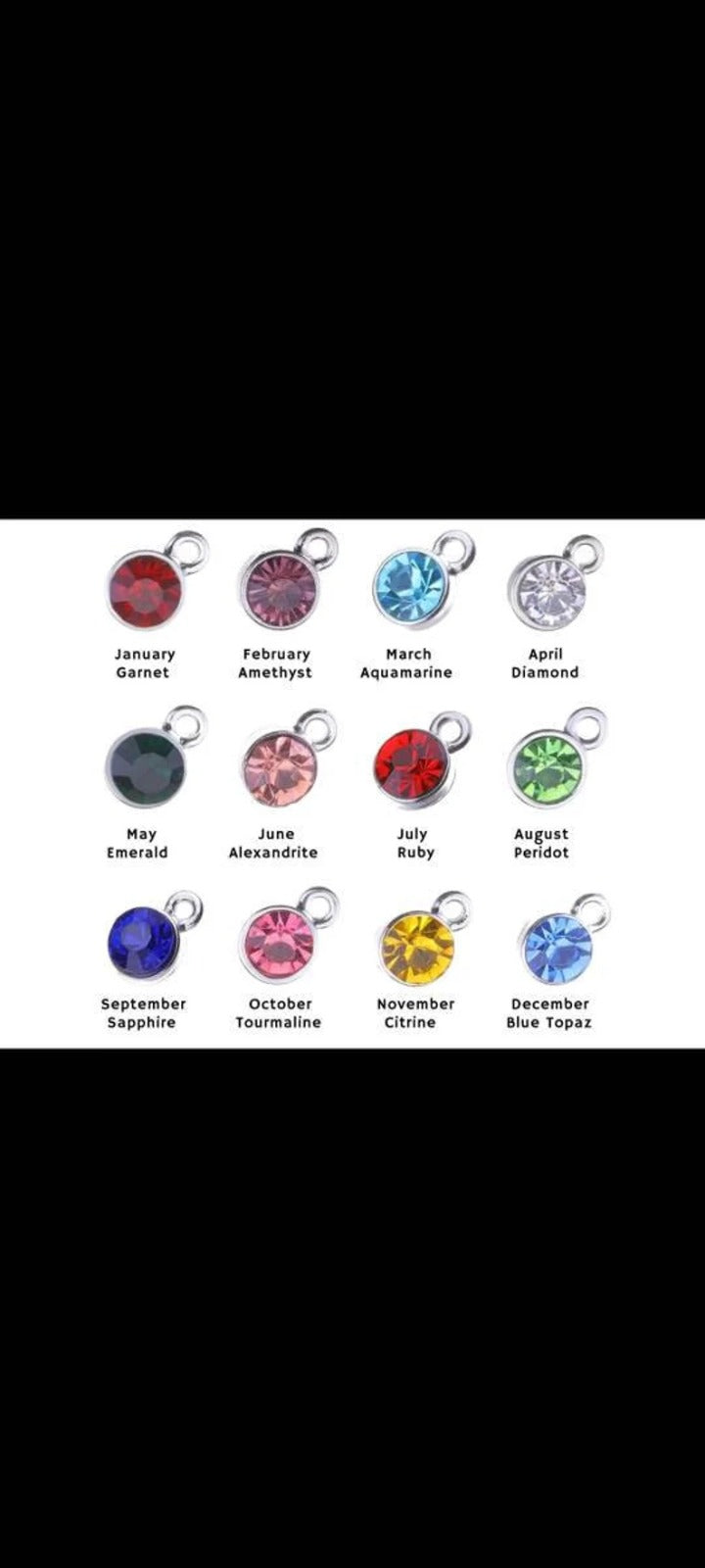 Personalized Birthstone Necklace