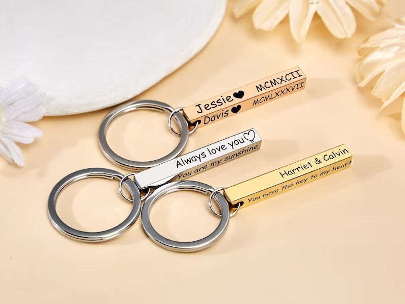 Personalized Custom Bar Keychain
