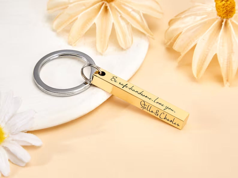 Personalized Custom Bar Keychain
