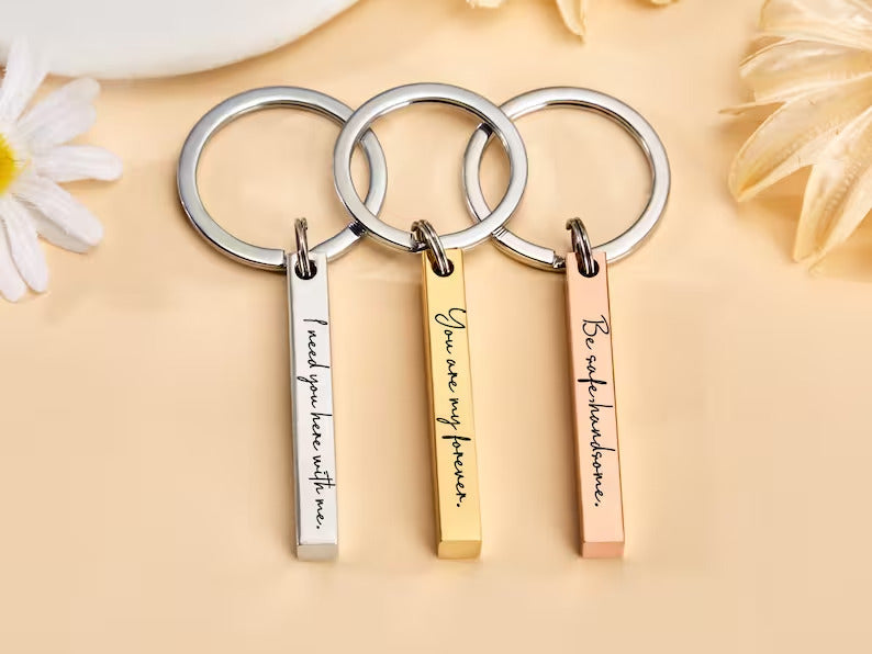 Personalized Custom Bar Keychain