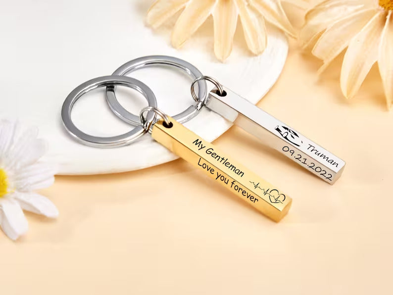 Personalized Custom Bar Keychain