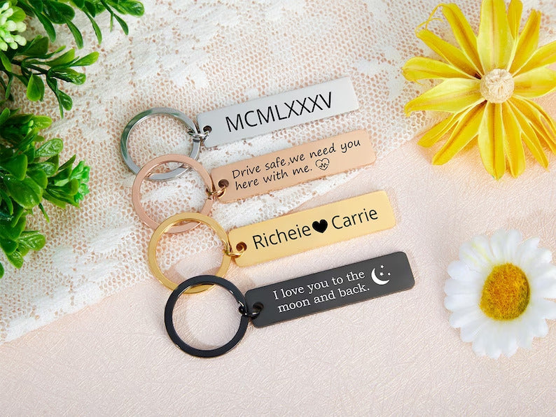 Personalized Engraved Keychain