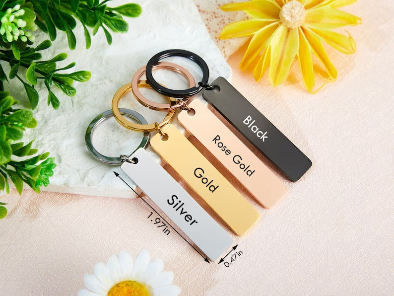 Personalized Engraved Keychain