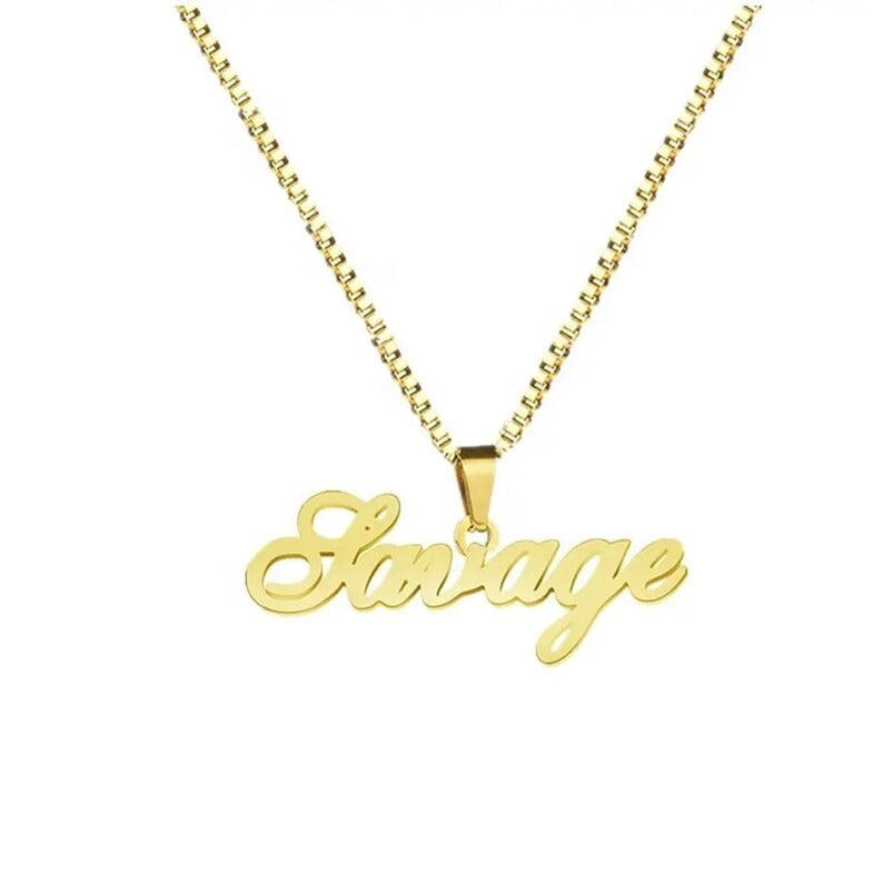 Personalized Name Pendant