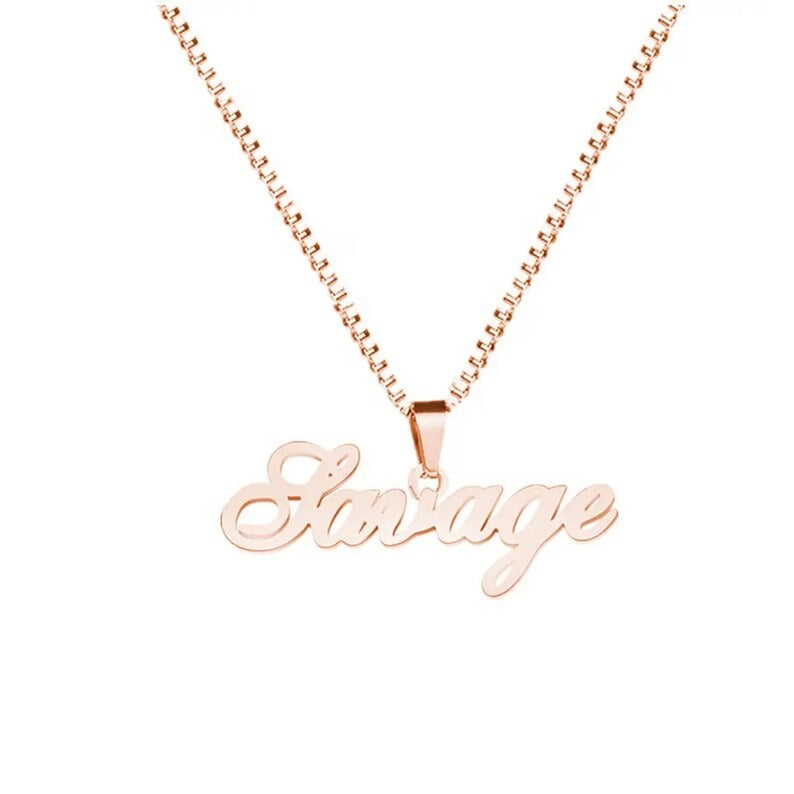 Personalized Name Pendant