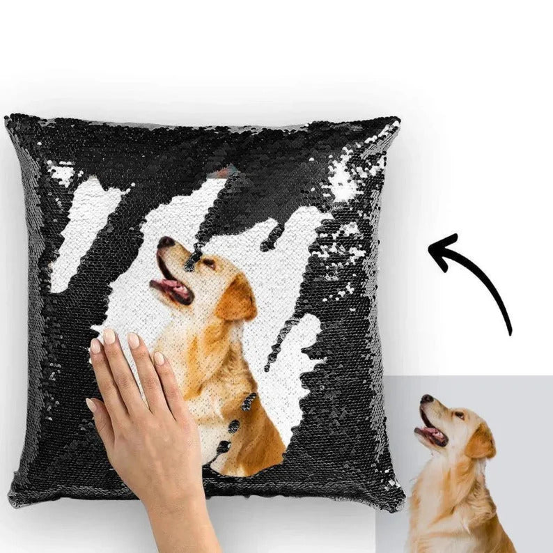 Custom Photo Magic Sequin Pillow Case