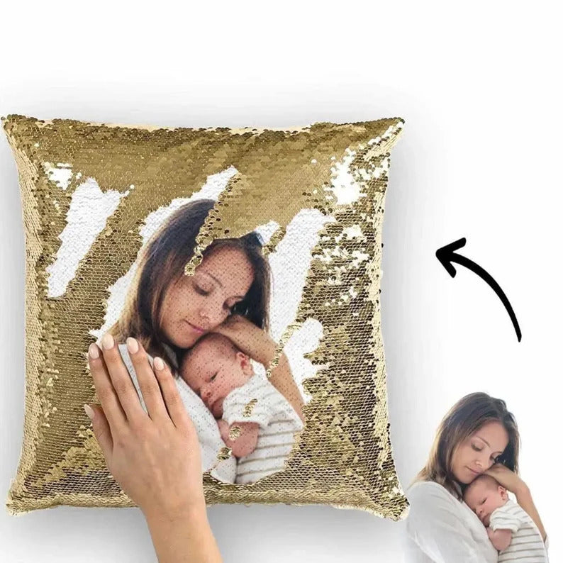 Custom Photo Magic Sequin Pillow Case