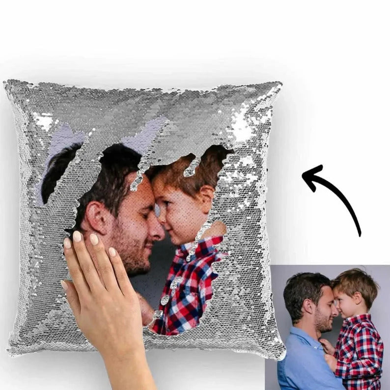 Custom Photo Magic Sequin Pillow Case
