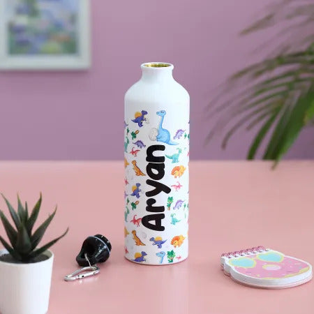 Cute Dino Personalized Sipper Bottle For Kids