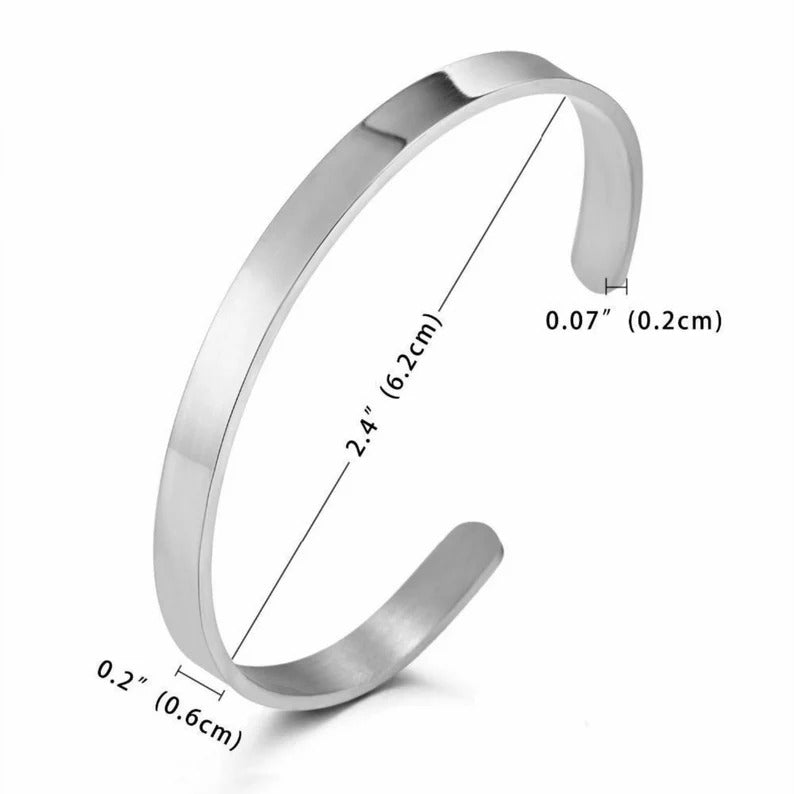 Personalized Cuff Bracelet for Woman