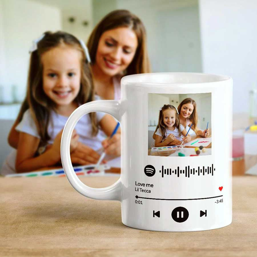 Customised Spotify Music Coffee Mug