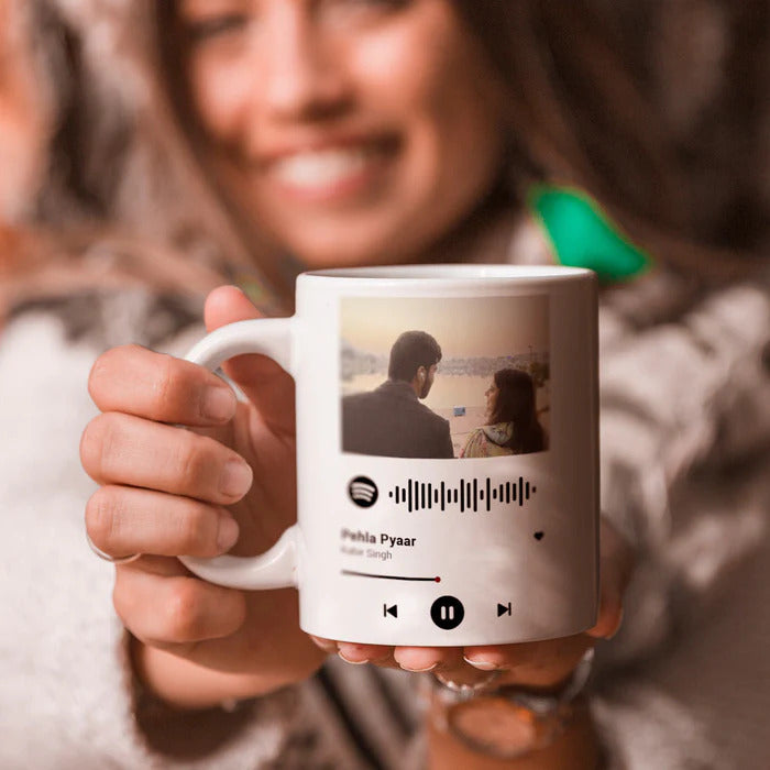 Customised Spotify Music Coffee Mug