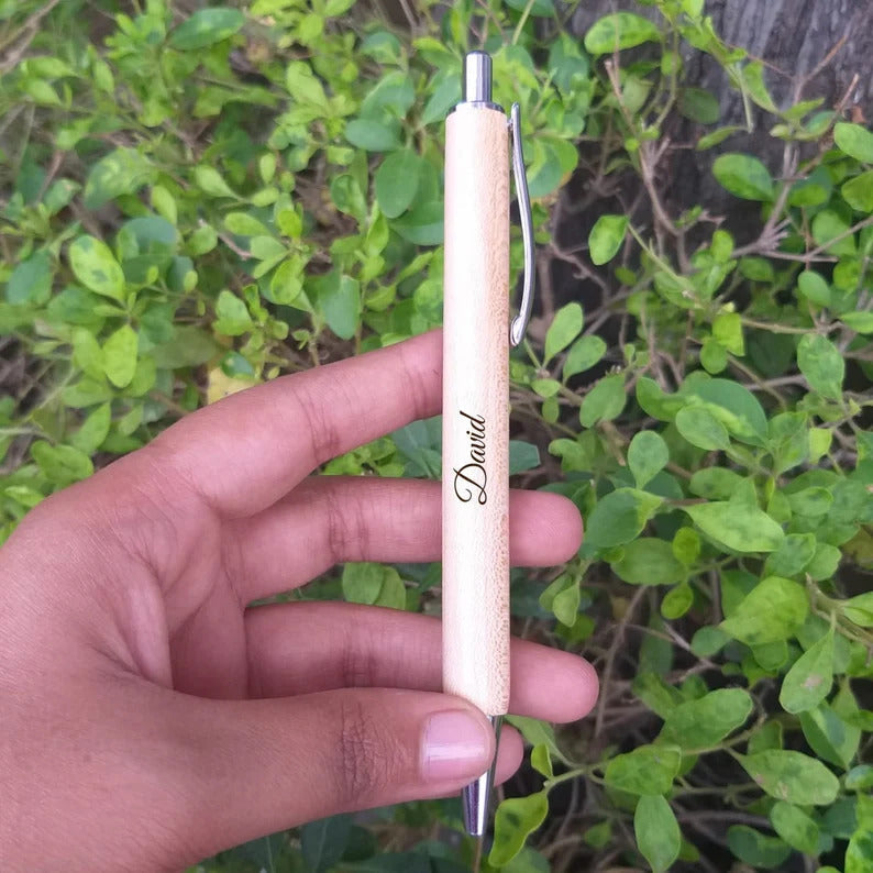 Customized Engraved Wooden Pen