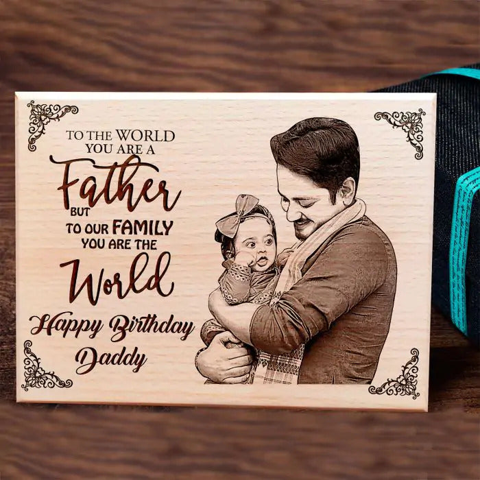 Personalized Wood Photo Frame