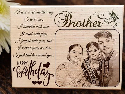 Personalized Wood Photo Frame