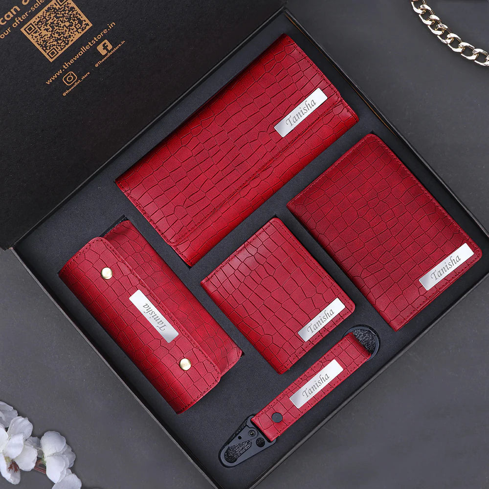 Personalized 5 in 1 Gift Set for women's