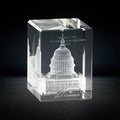 Premium 3D Laser Engraved Crystal Cube – Custom Corporate Trophy & Excellence Award with Subsurface Precision