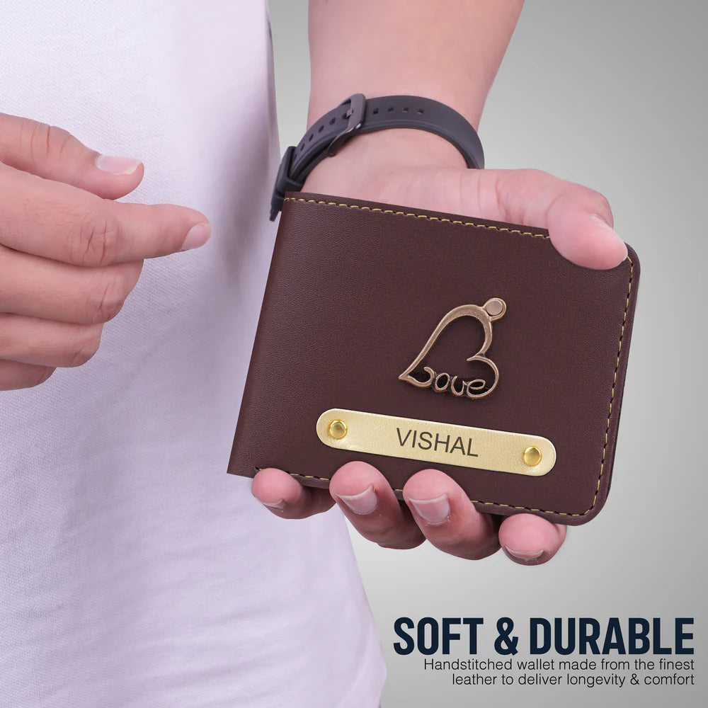 Personalized 3 in 1 combo Gift Set – Custom Name Wallet, Eyewear Case, and Keychain Combo