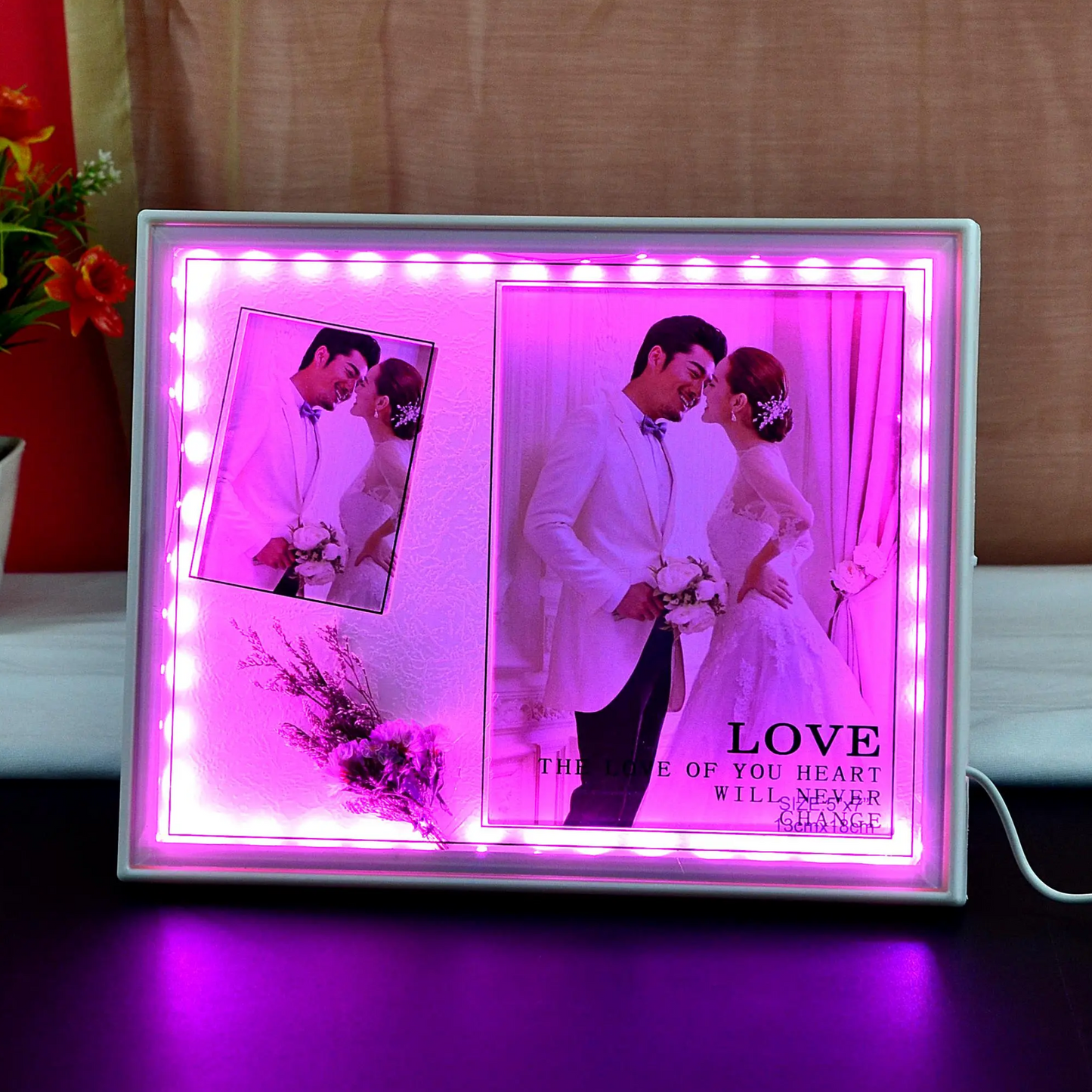 Sensy Gifts Personalised Led Frame