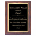 Custom Personalized 3D Award Plaque – Handcrafted Wood & Gold