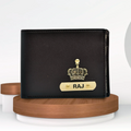 Personalized Wallet | Custom Engraved Leather Wallet for Men & Dad | Birthday, Anniversary & Valentine Gift | Brown