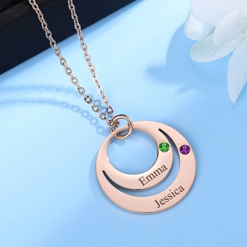 Personalized Birthstone Necklace