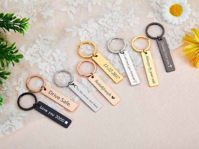 Personalized  Engraved Keychain