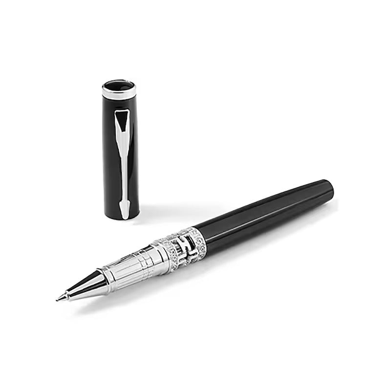 Personalized Black Lacquer Ballpoint Pen