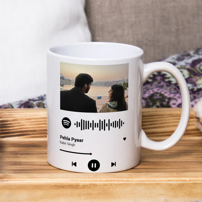Customised Spotify Music Coffee Mug