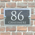 Personalized Acrylic House Number Name Plate