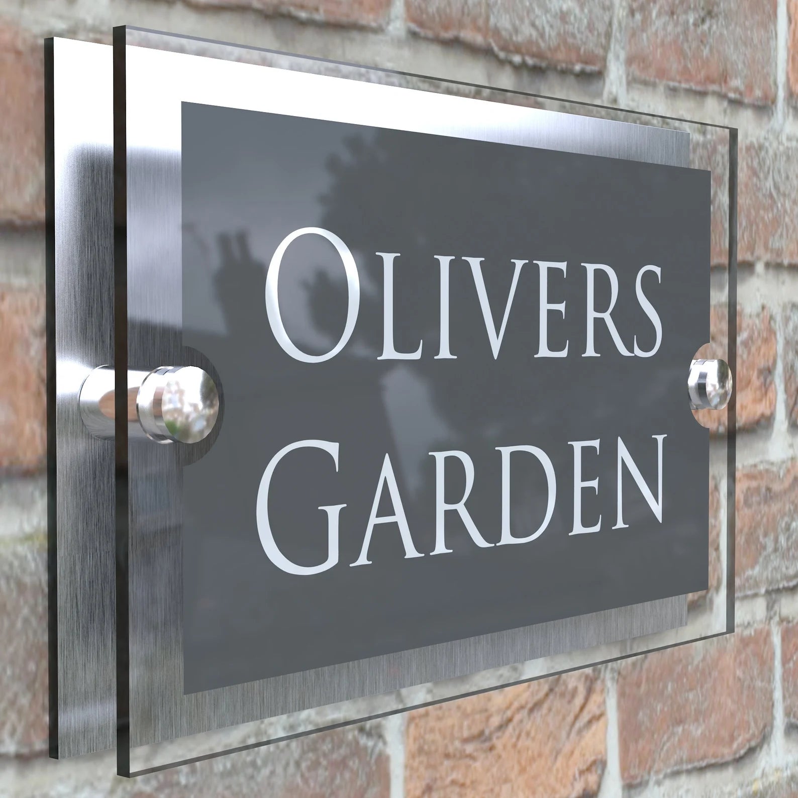 Personalized Acrylic House Number Name Plate