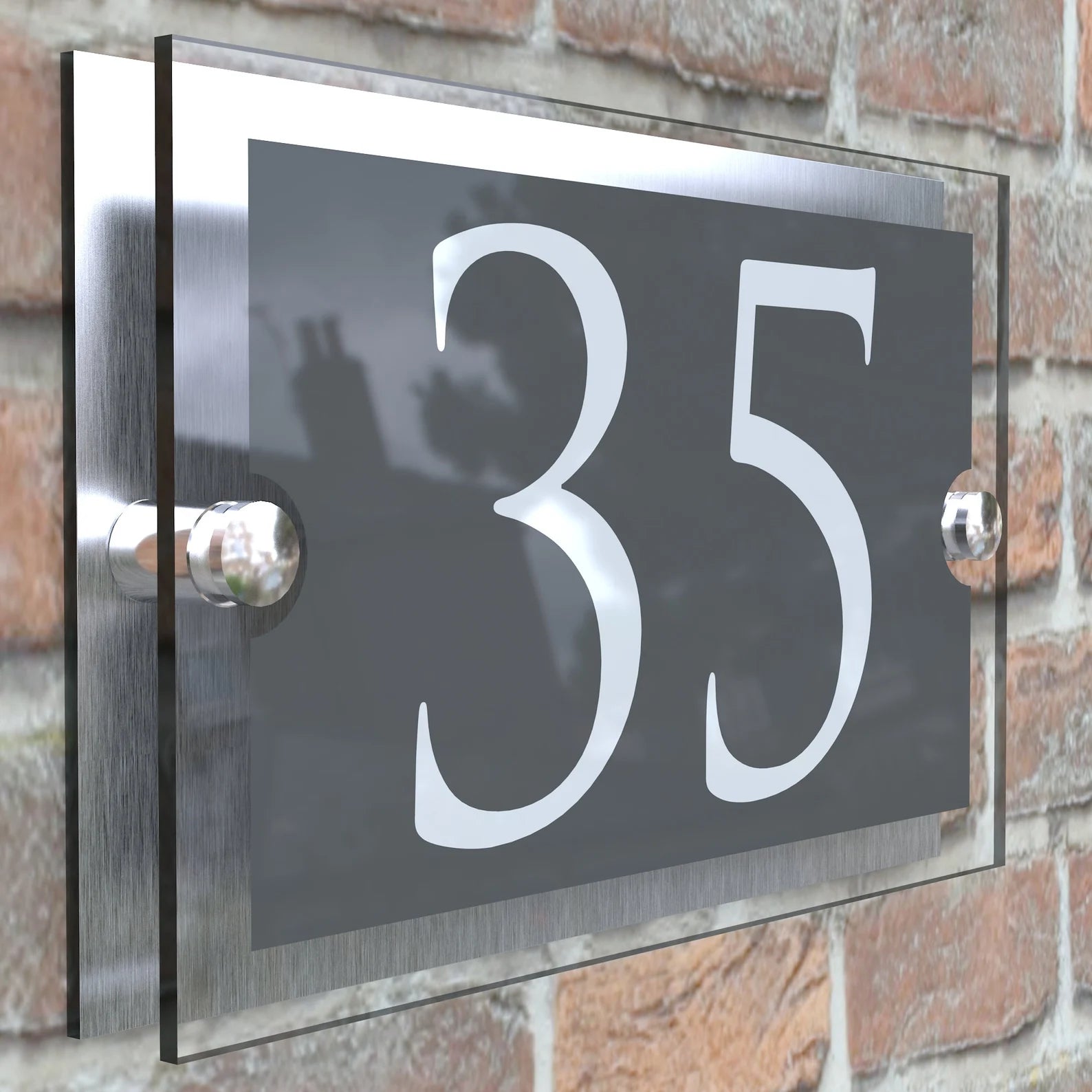 Personalized Acrylic House Number Name Plate
