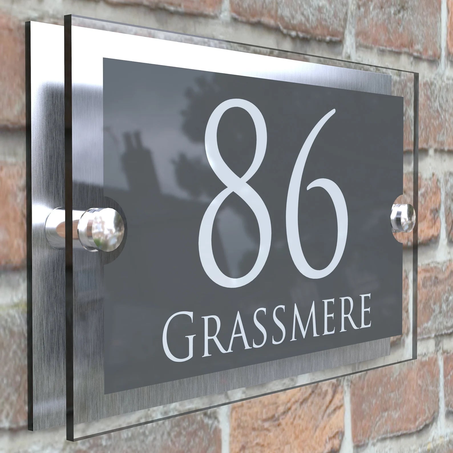 Personalized Acrylic House Number Name Plate