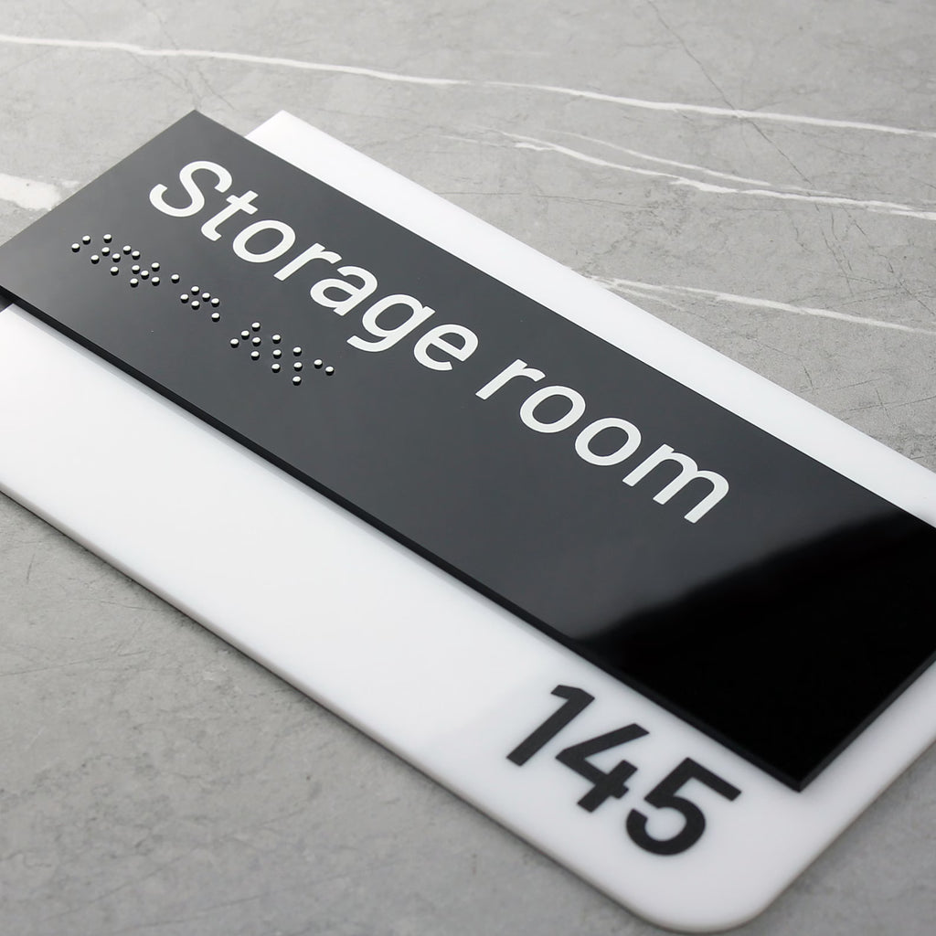 Premium Customized Acrylic House Name Plate with Number