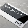 Premium Customized Acrylic House Name Plate with Number