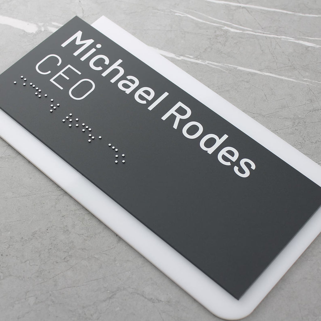 Premium Customized Acrylic House Name Plate with Number