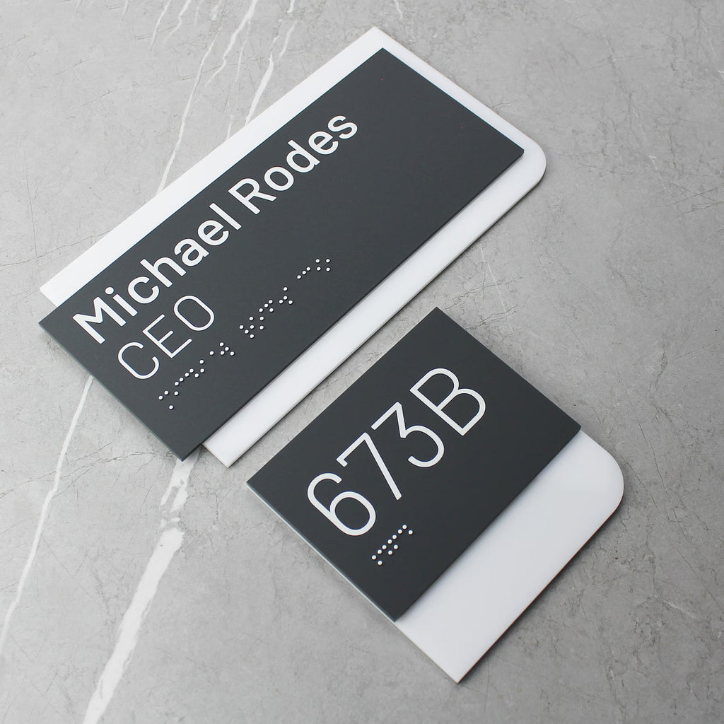 Premium Customized Acrylic House Name Plate with Number