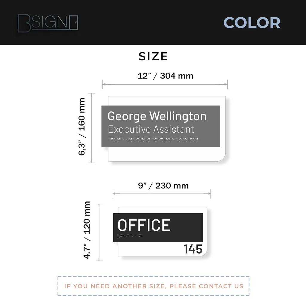 Premium Customized Acrylic House Name Plate with Number