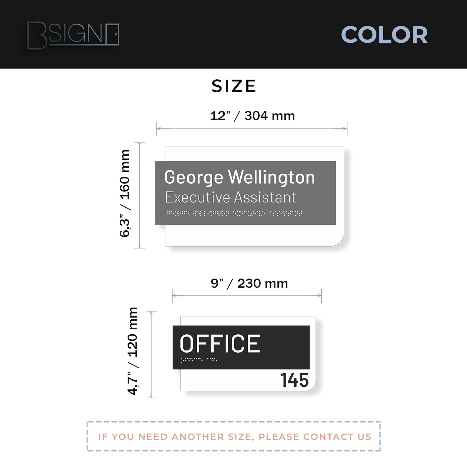 Premium Customized Acrylic House Name Plate with Number