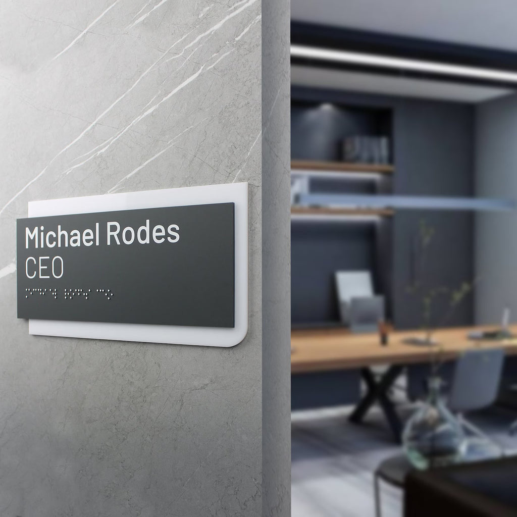 Premium Customized Acrylic House Name Plate with Number