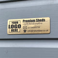 Customized Metal Business Name Plate with Logo
