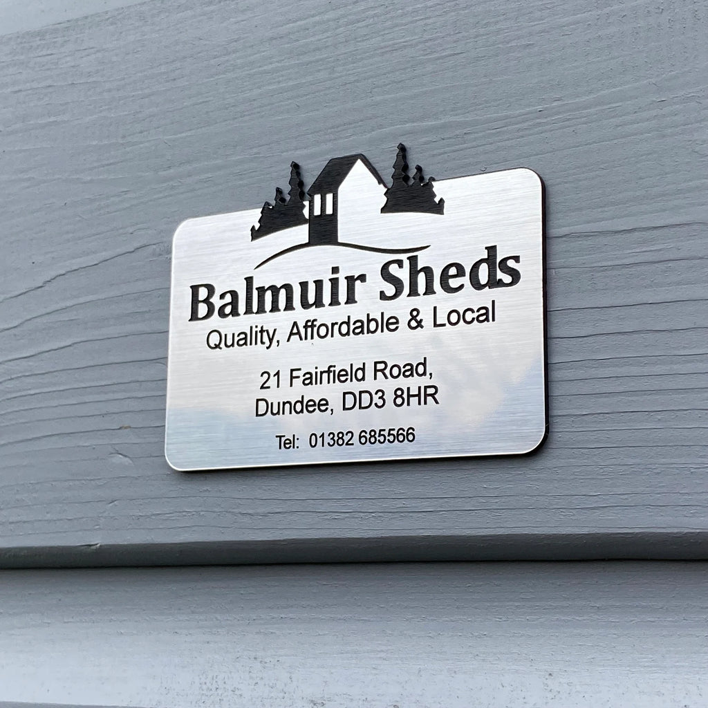 Customized Metal Business Name Plate with Logo