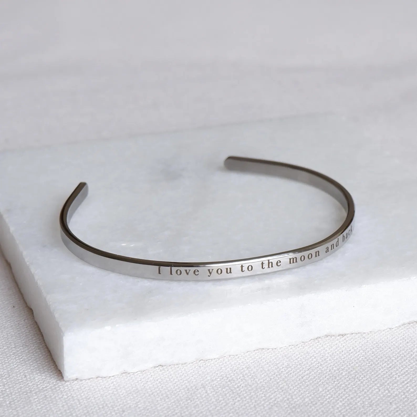 Fancy Personalized Engraved Stainless Steel Bracelet – Unisex Cuff Bracelet
