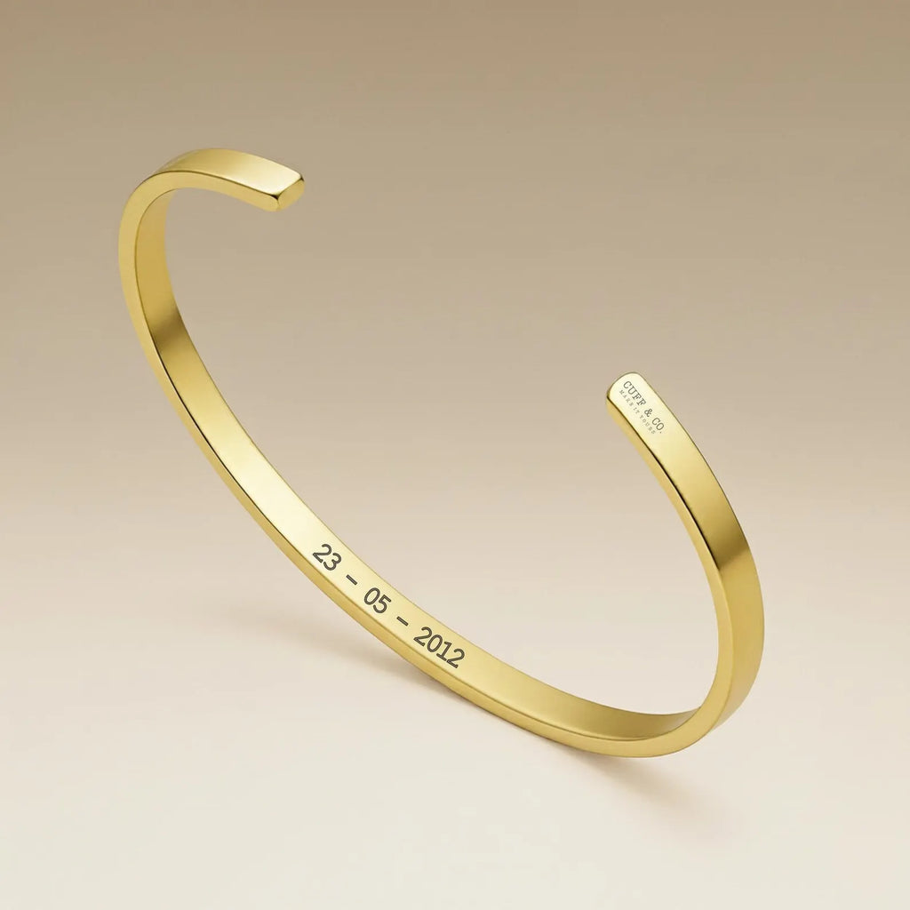 Customized Roman Date Stainless Steel Bracelet – Personalized Couple Bracelet for Men & Women