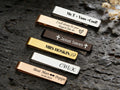 The Executive Signature: Personalized Premium Metal Tie Clip