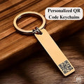 The Digital Connection: Personalized QR Code Bar Keychain